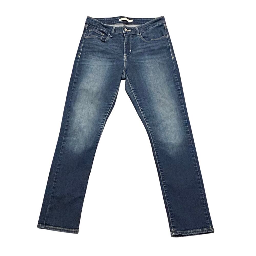 Levi's Classic Mid Rise Skinny Jeans Women's Size 12 W31 L30 Blue Stretch